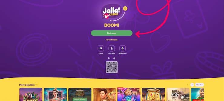 Jalla casino bonus